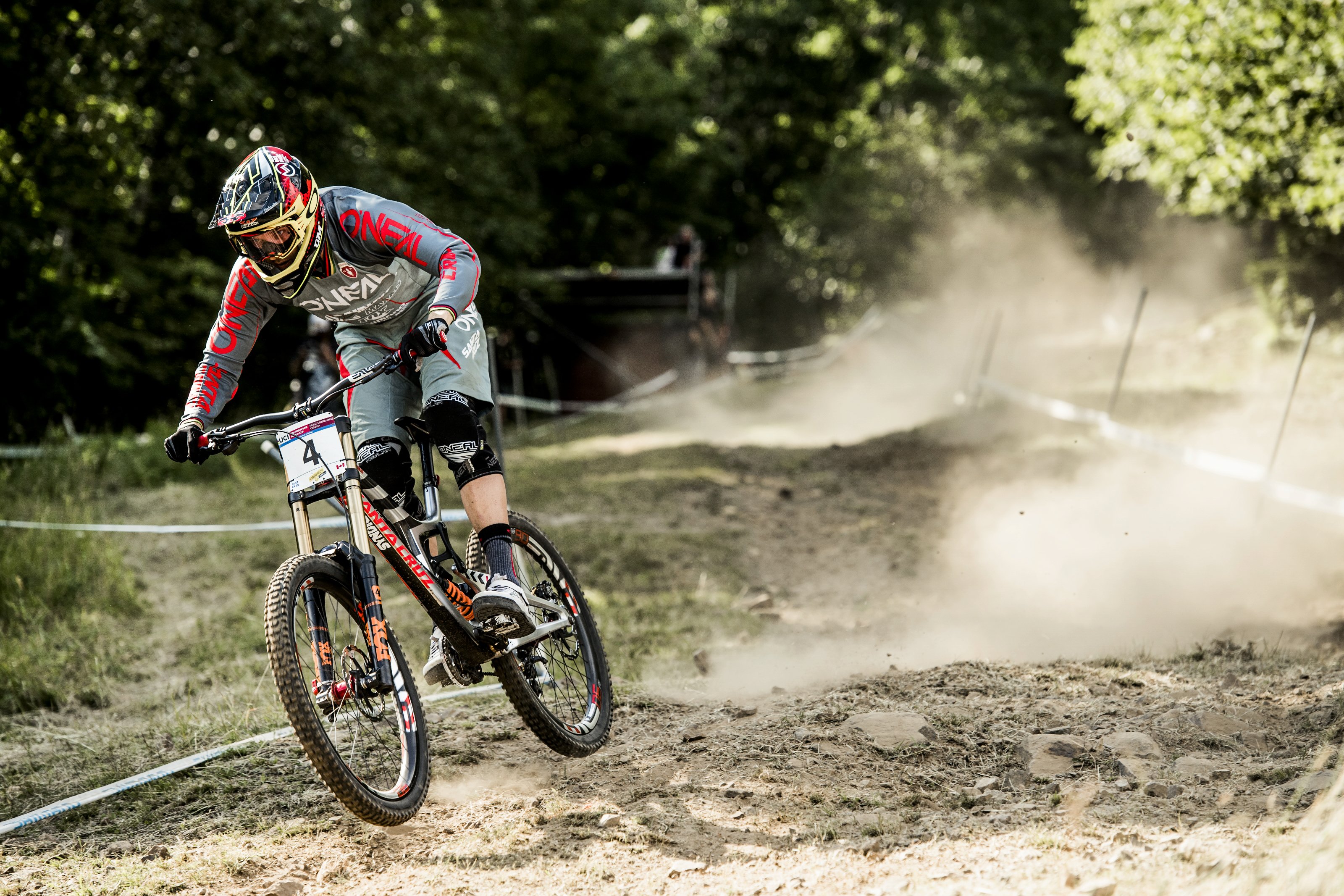 Greg Minaar in Mont-Sainte-Anne 2019. Foto: Red Bull Content Pool