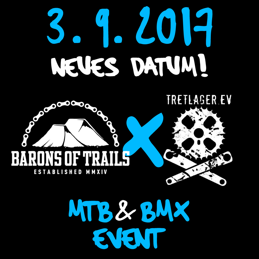 Das Tourfinale an den Tretlager Trails in München wurde vom 18. August auf den 3. September verschoben!