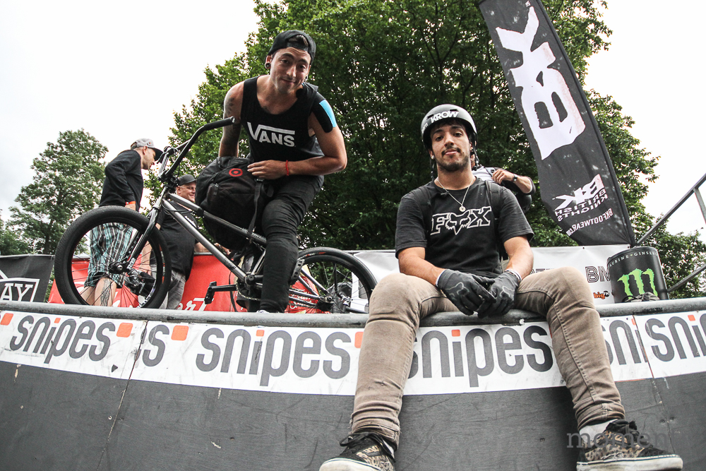 Südamerika represent: Manuel Gatica (links) und Jose Torres