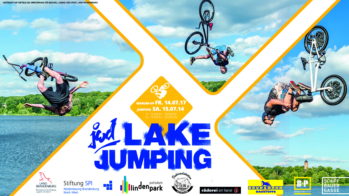 Am 14. und 15. Juli 2017 findet im Rahmen von "Stadt für eine Nacht" in der Potsdamer Schiffbauergasse ein Lakejumping-Jam für BMX und MTB statt.