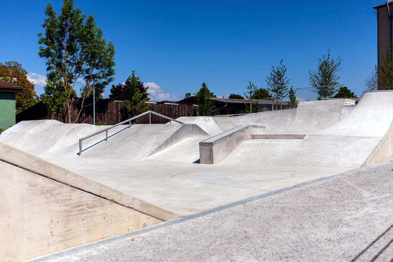 Overview des Skatepark Plattling