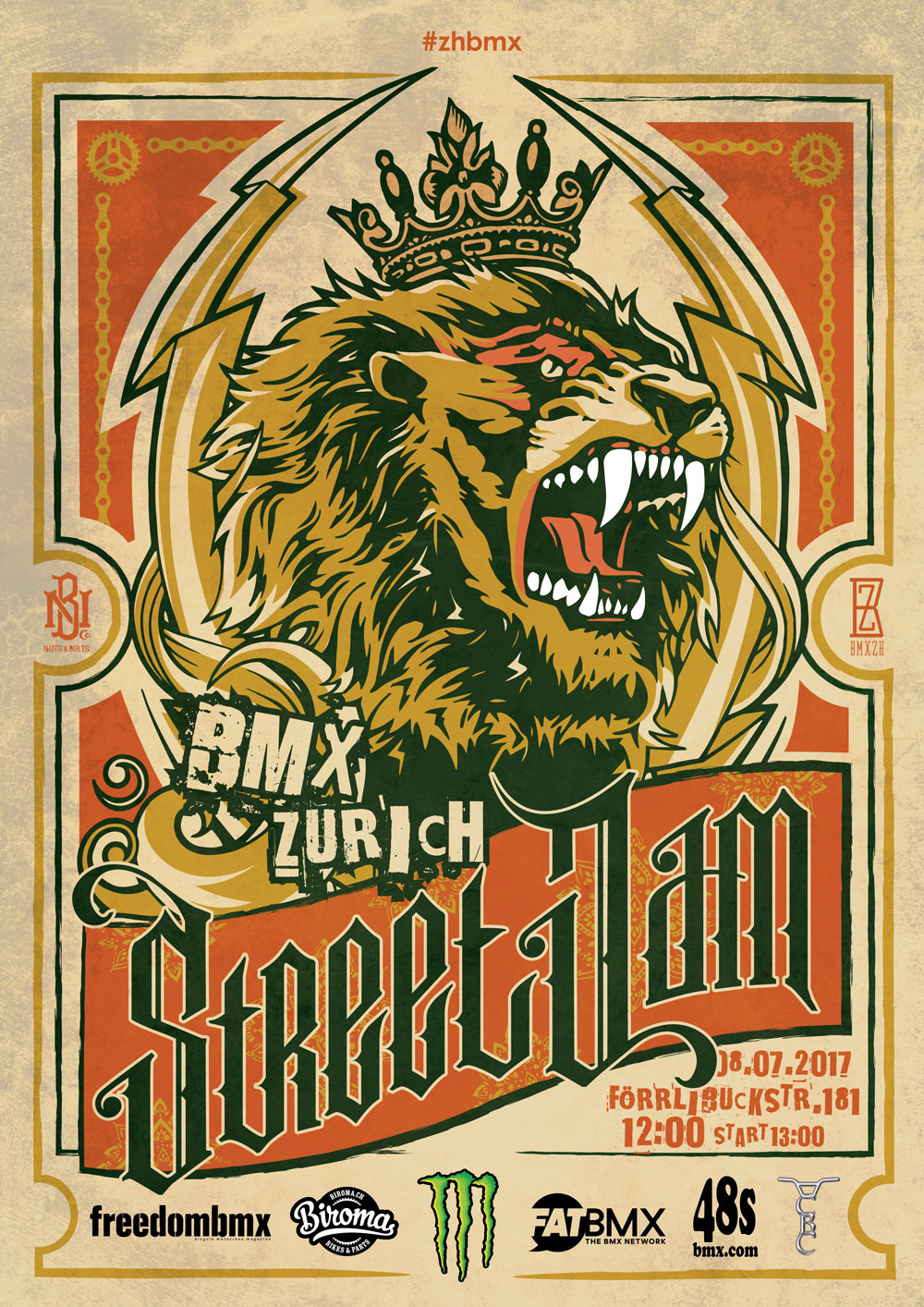 Am 8. Juli 2017 geht der Zürich BMX Street Jam in die dritte Runde. Treffpunkt ist der Ditchspot an der ZHDK. Weitere Infos gibt es hier.