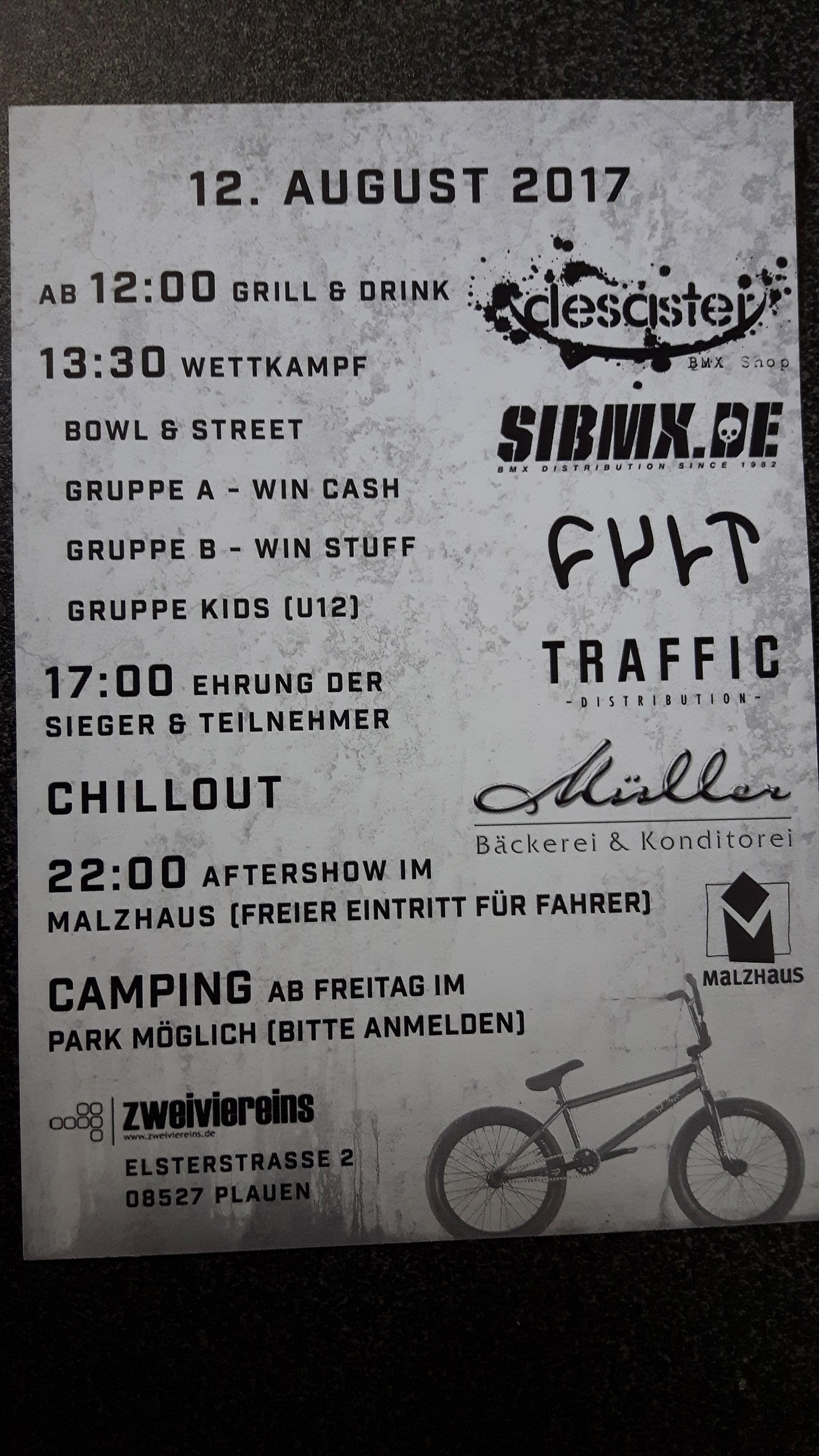 Am 12.8.2017 findet in Plauen die 9. Auflage des "Gib Gummi"-Contests statt. Hier gibt