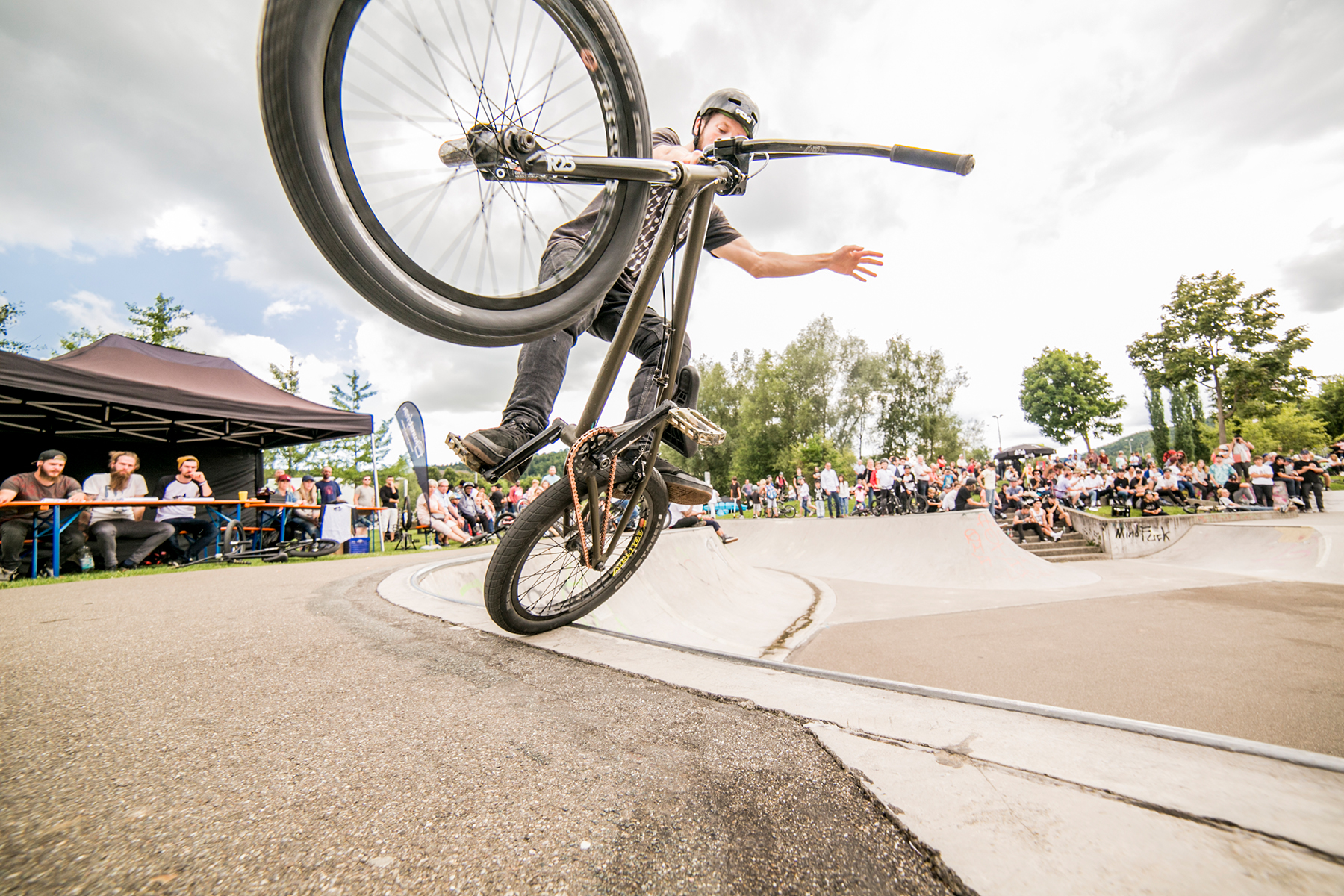 Moritz Steinröder, Lawnmower beim BMX Männle Turnier 2017