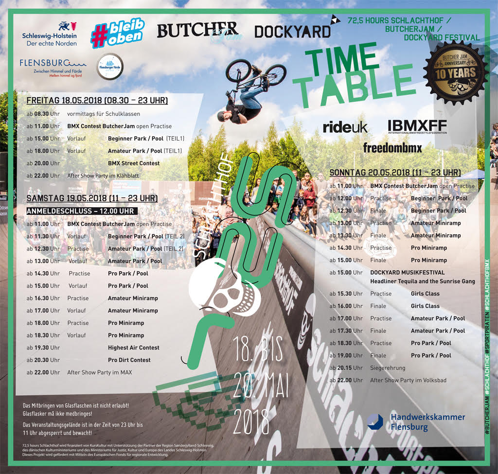Hier ist der Zeitplan für den Butcher Jam 2018 in Flensburg