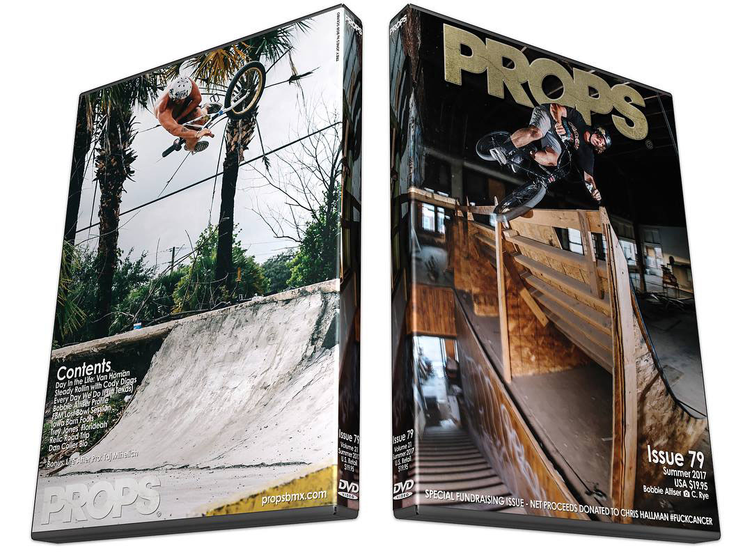 Props BMX meldet sich nach sechseinhalb Sendepause mit einer Sonderausgabe zurück, deren Erlös Chris Hallman zugutekommt, der an Krebs erkrankt ist.