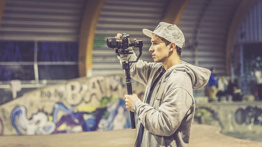 Robin Kachfi bei der Arbeit