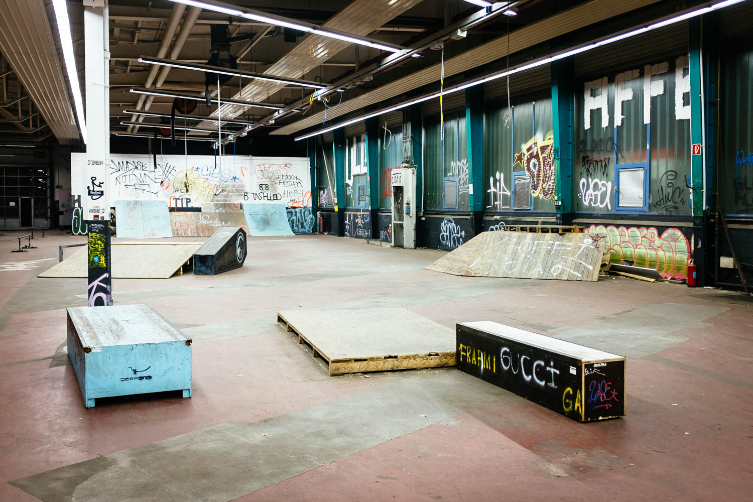 DIY-BMX-Halle in Frankfurt
