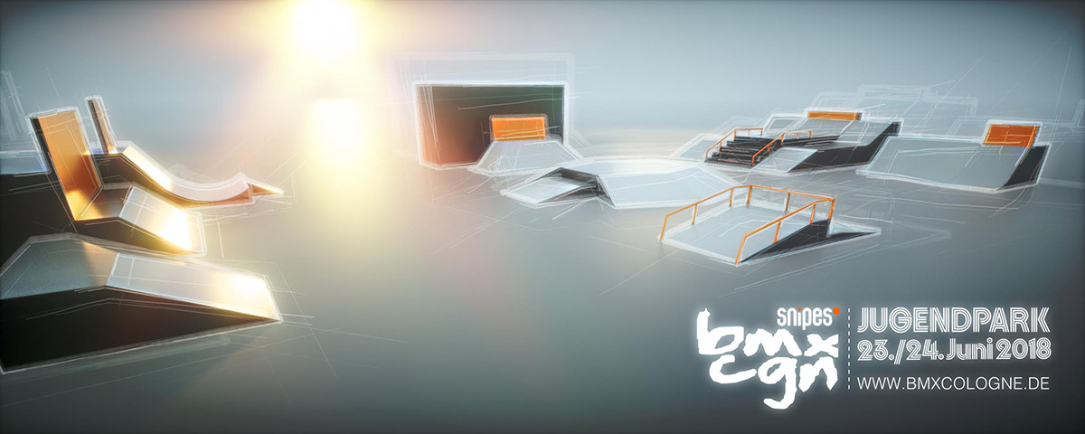 Das Motto von BMX Cologne lautet 2018 "No Transitions", dementsprechend wird es auf dem Streetparcours keine Rundungen geben.