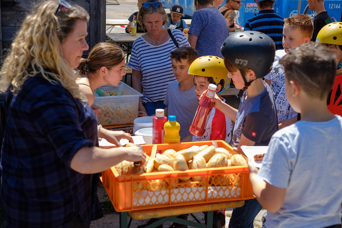 Für das leibliche Wohl ist auf den BMX-Workshops im Skatepark Lohhof natürlich gesorgt