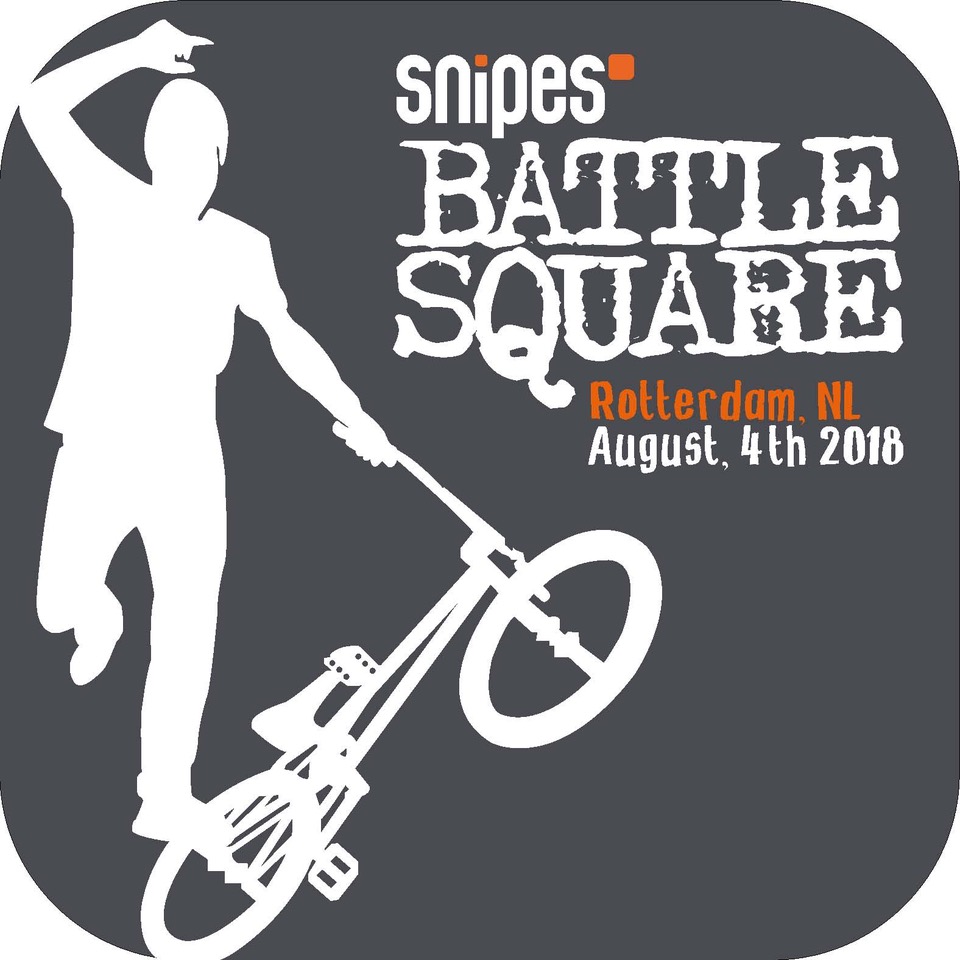 Am 4. August 2018 treten 14 der besten Flatlander der Welt beim Snipes Battle Square auf dem Museums- und Hotelschiff SS Rotterdam gegeneinander an.