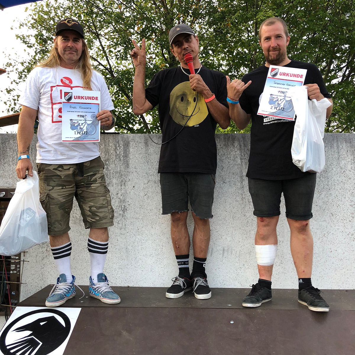 Die Gewinner des ET-Contests beim 360 Grad Jam in Lohhof