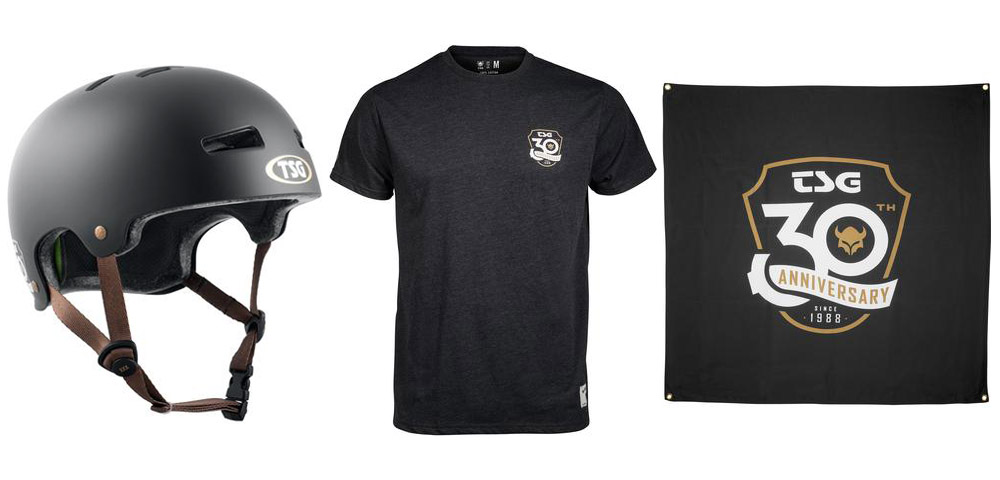 Unter allen Teilnehmern am Leservoting für die freedombmx Awards verlosen wir 4 x 1 TSG "30th Anniversary"-Set