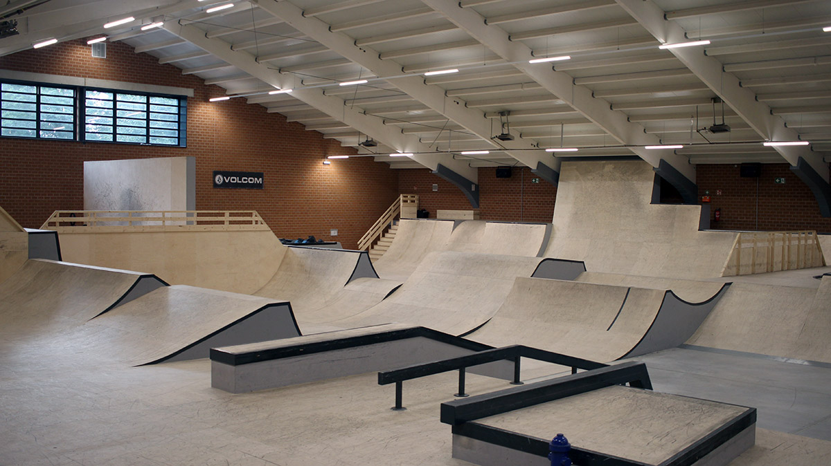 Die Skatehalle Oldenburg in ihrer ganzen Pracht