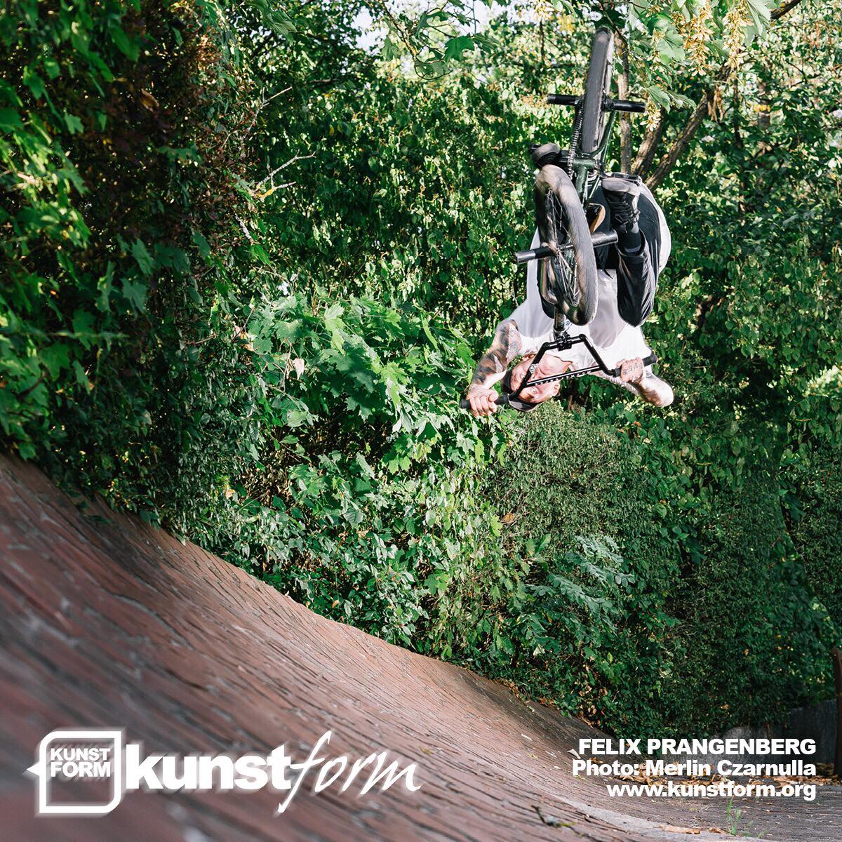 kunstform BMX Shop Poster mit Felix Prangenberg
