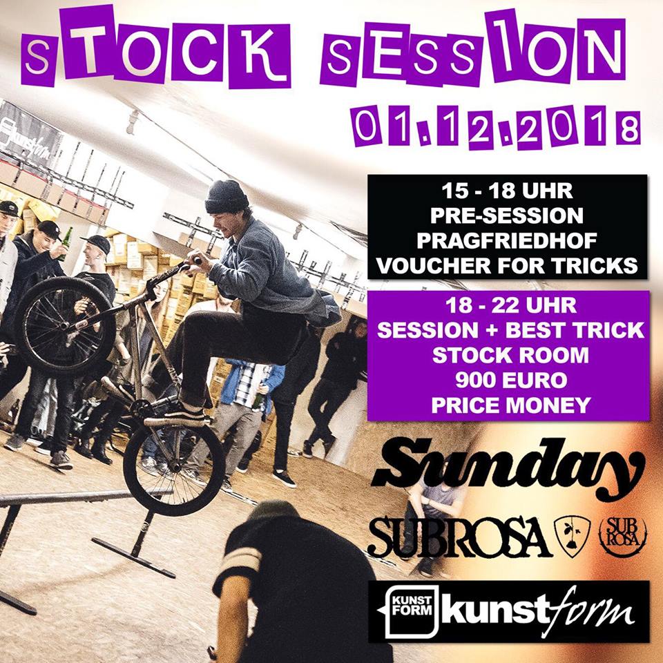 Am 1.12.2018 geht in Stuttgart die legendäre kunstform Stock Session in die nächste Runde, deren Gewinnern ein Preisgeld von insgesamt 1.200 EUR winkt.