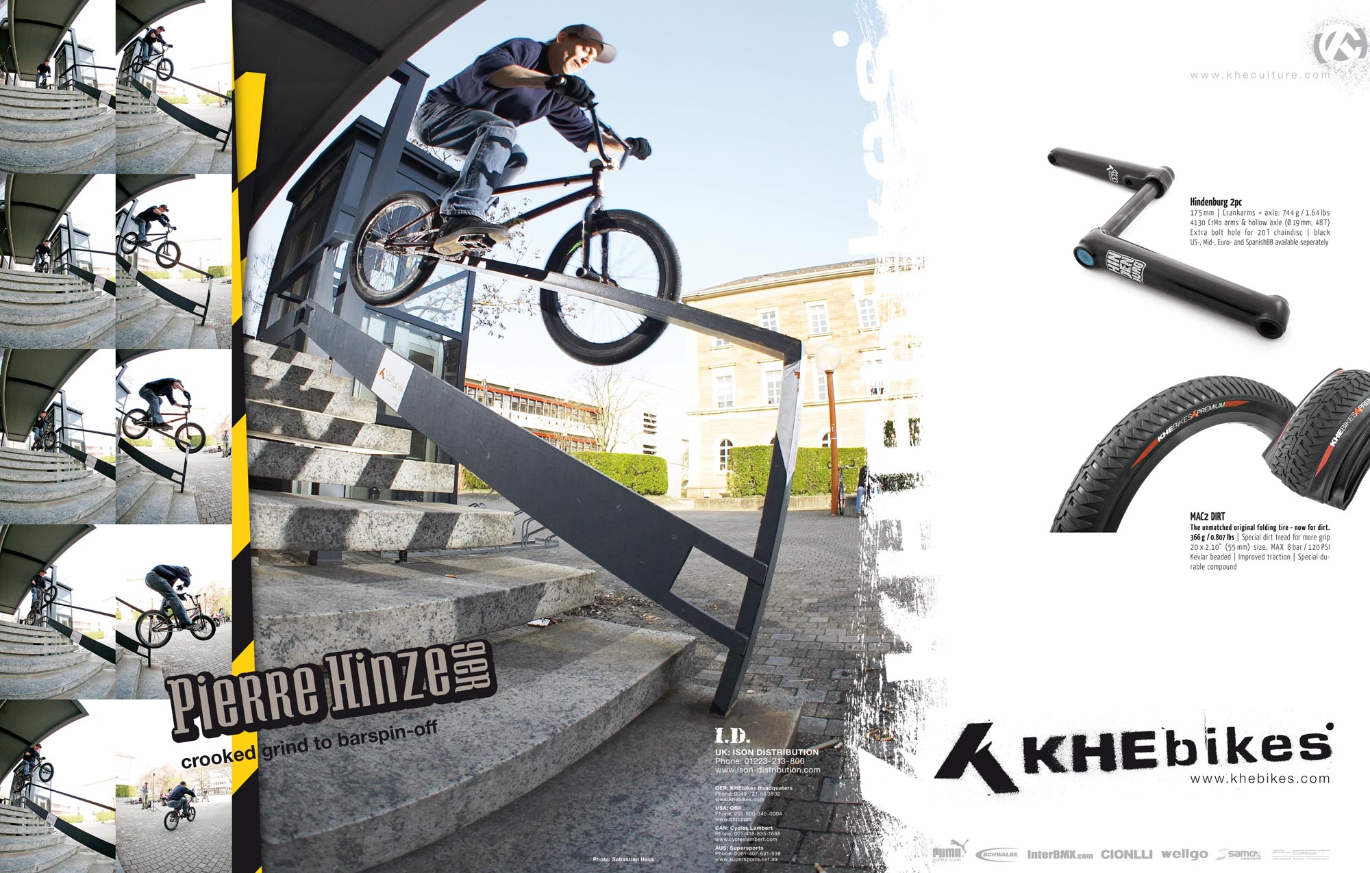 Pierre Hinze vertraute 2006 noch auf Pedale aus Aluminium, aber dafür war dieser Crook to Bar seiner Zeit weit voraus