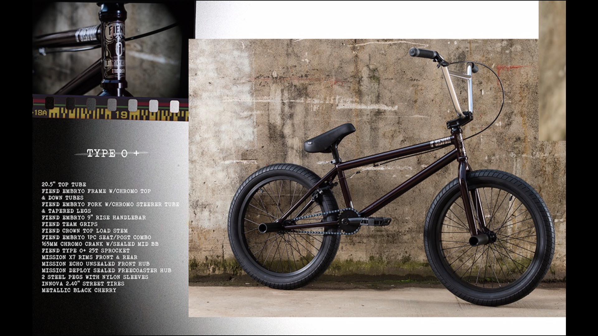 Fiend BMX Rad Katalog 2019