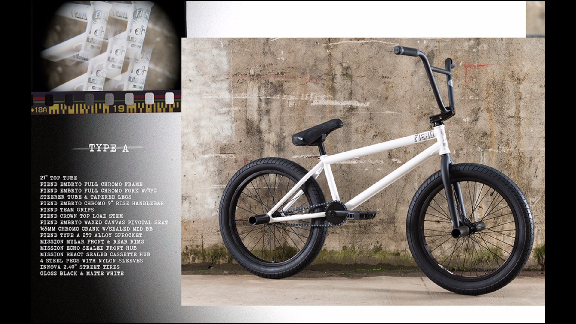 Fiend BMX Rad Katalog 2019