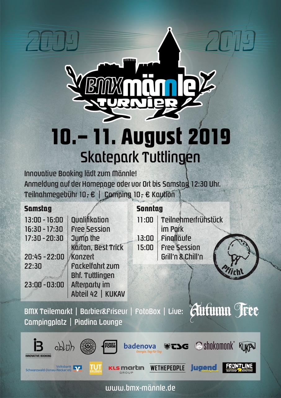 Hier ist der Zeitplan für das BMX Männe 2019