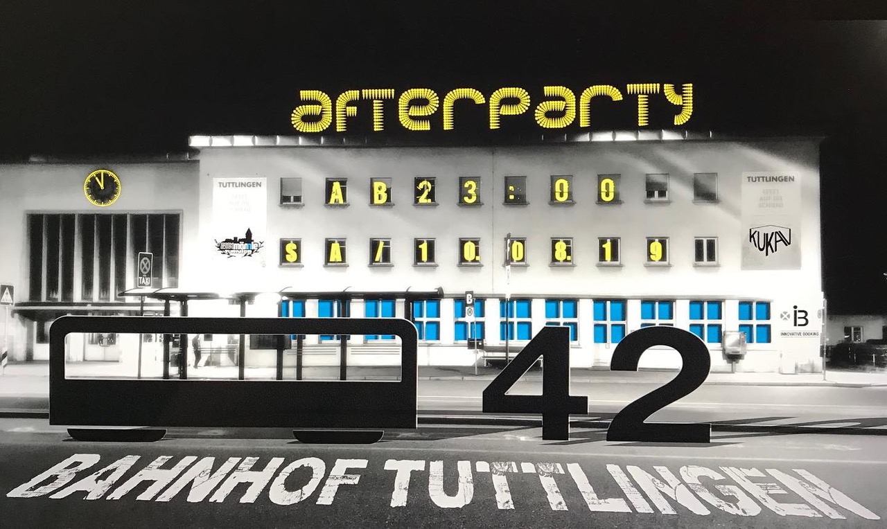 Die Aftershowparty des BMX Männle 2019 findet im Tuttlinger Bahnhof statt