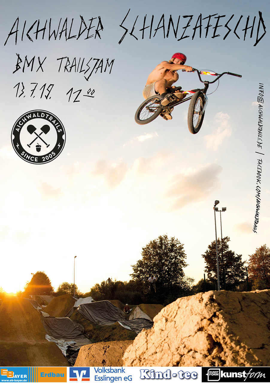 Fans von Trains, Bier und Feuer sollte sich den 13. Juli freihalten, da steigt an den Aichwaldtrails nämlich das Schanzafeschd 2019.