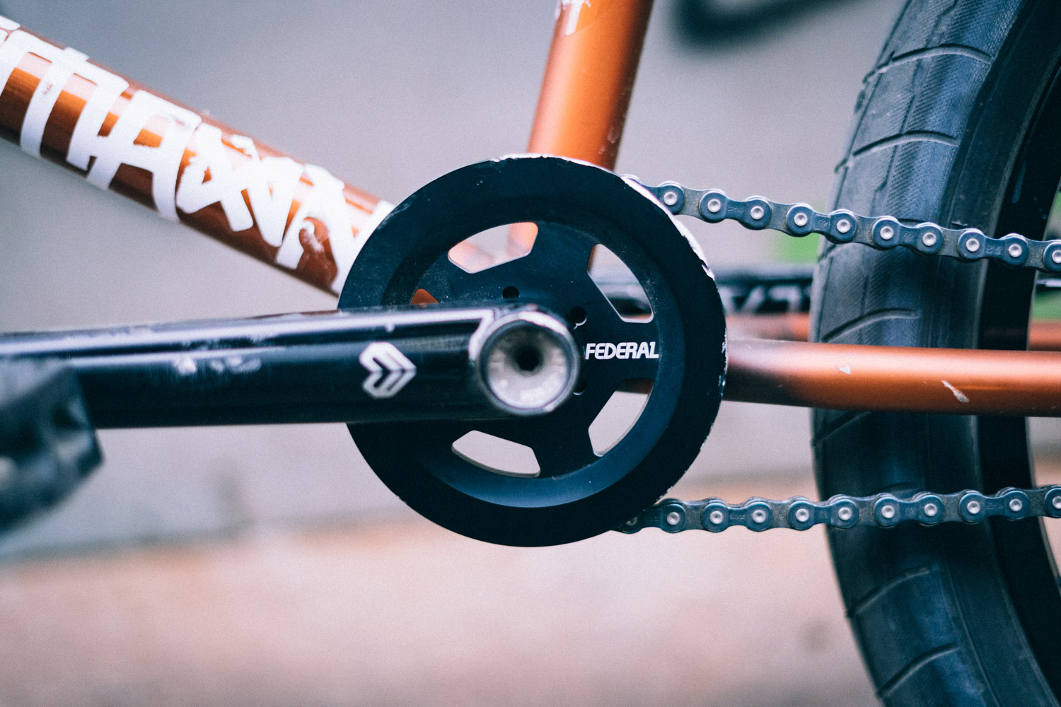 Federal Bikes BMX Kettenblatt mit eingebautem Sprocket Guard