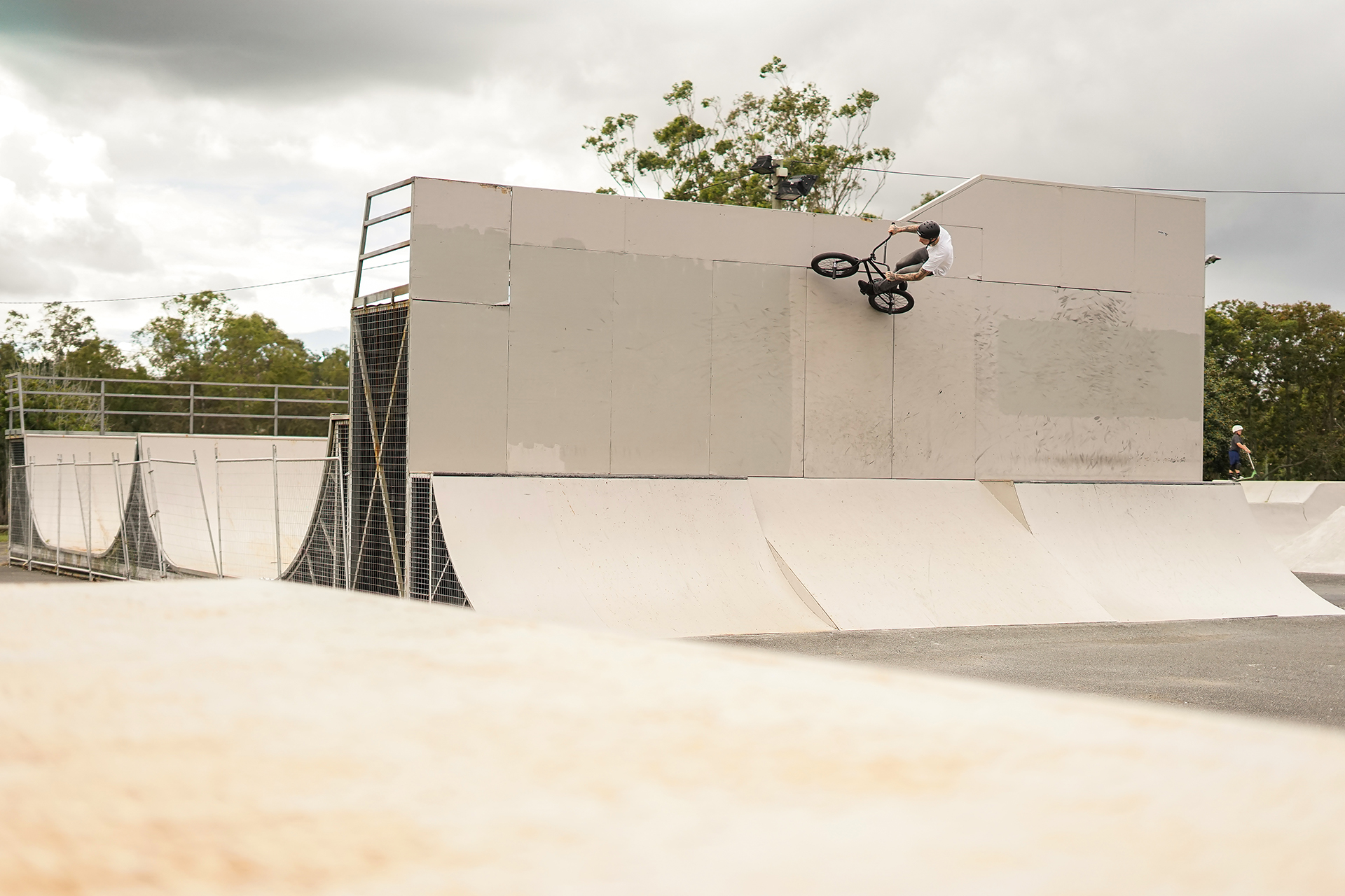 Tom Scholz, Coast to Coast Wallride im Beenleigh Skatepark