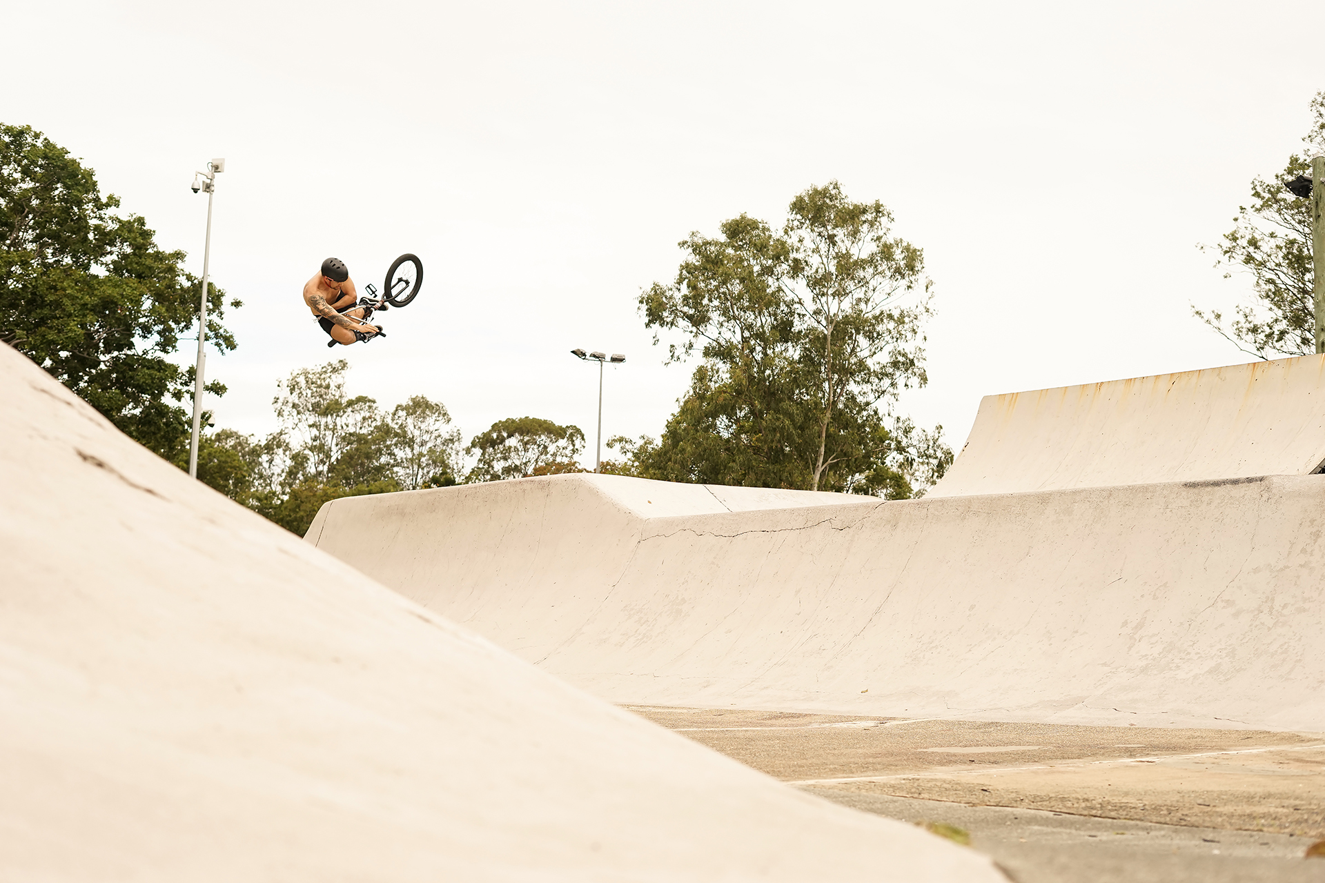 Marcel Gans, Tabletop im 30 Jahre alten Beenleigh Skatepark, der demnächst erneuert werden soll