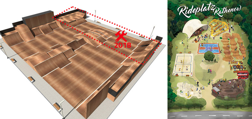 So soll der Rideplatz Rathenow nach seiner Fertigstellung im Jahr 2022 einmal aussehen