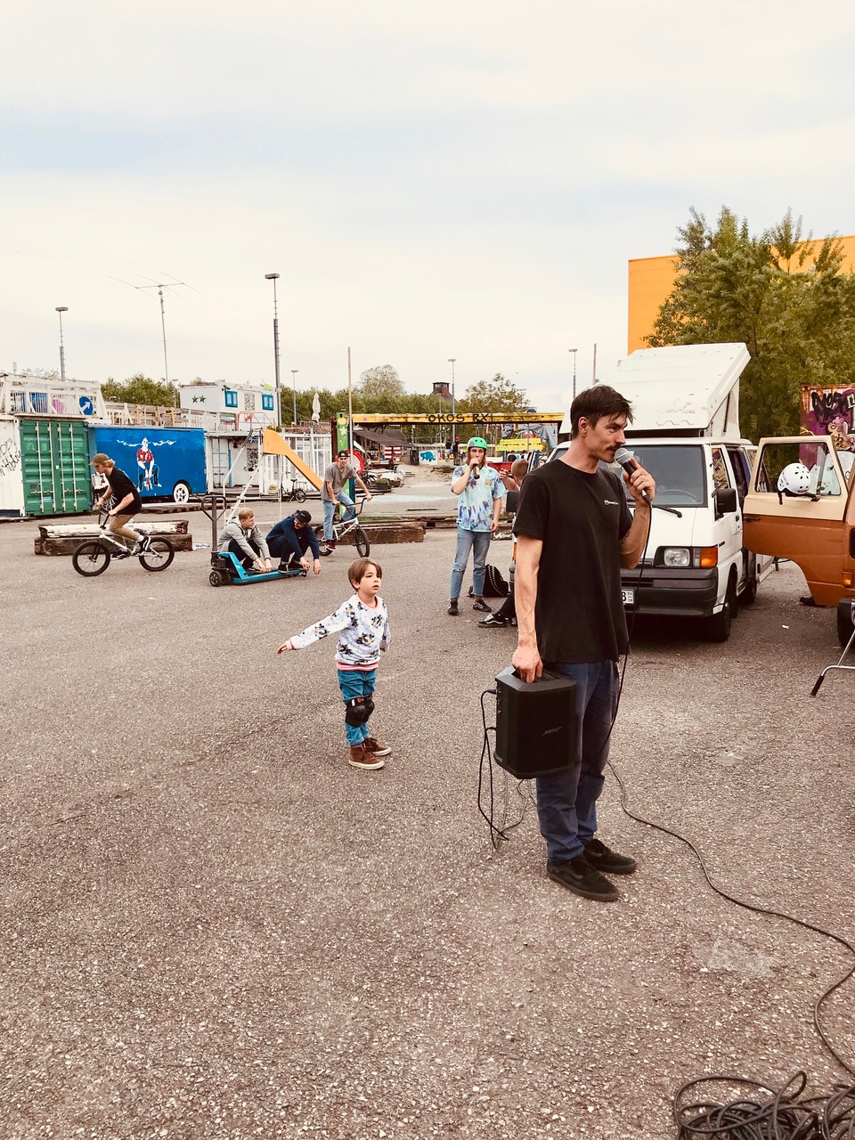 Samuel Gallenstein: Moderator, Helfer all day long und ganz nebenbei noch Teilnehmer. Danke für euren Einsatz (seine Mum packte auch fleißigst mit an)