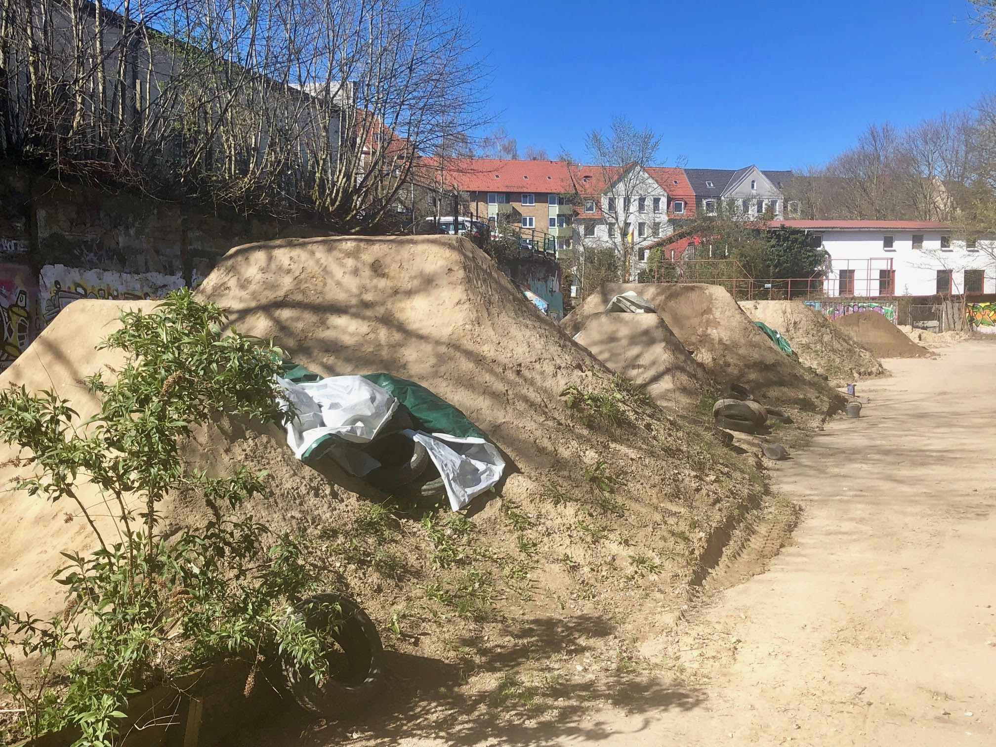 Die Dirtjumps für den Butcher Jam im Schlachthof Flensburg