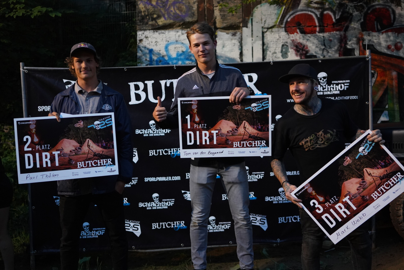 Die Gewinner von Dirt beim Butcher Jam 2019 in Flensburg