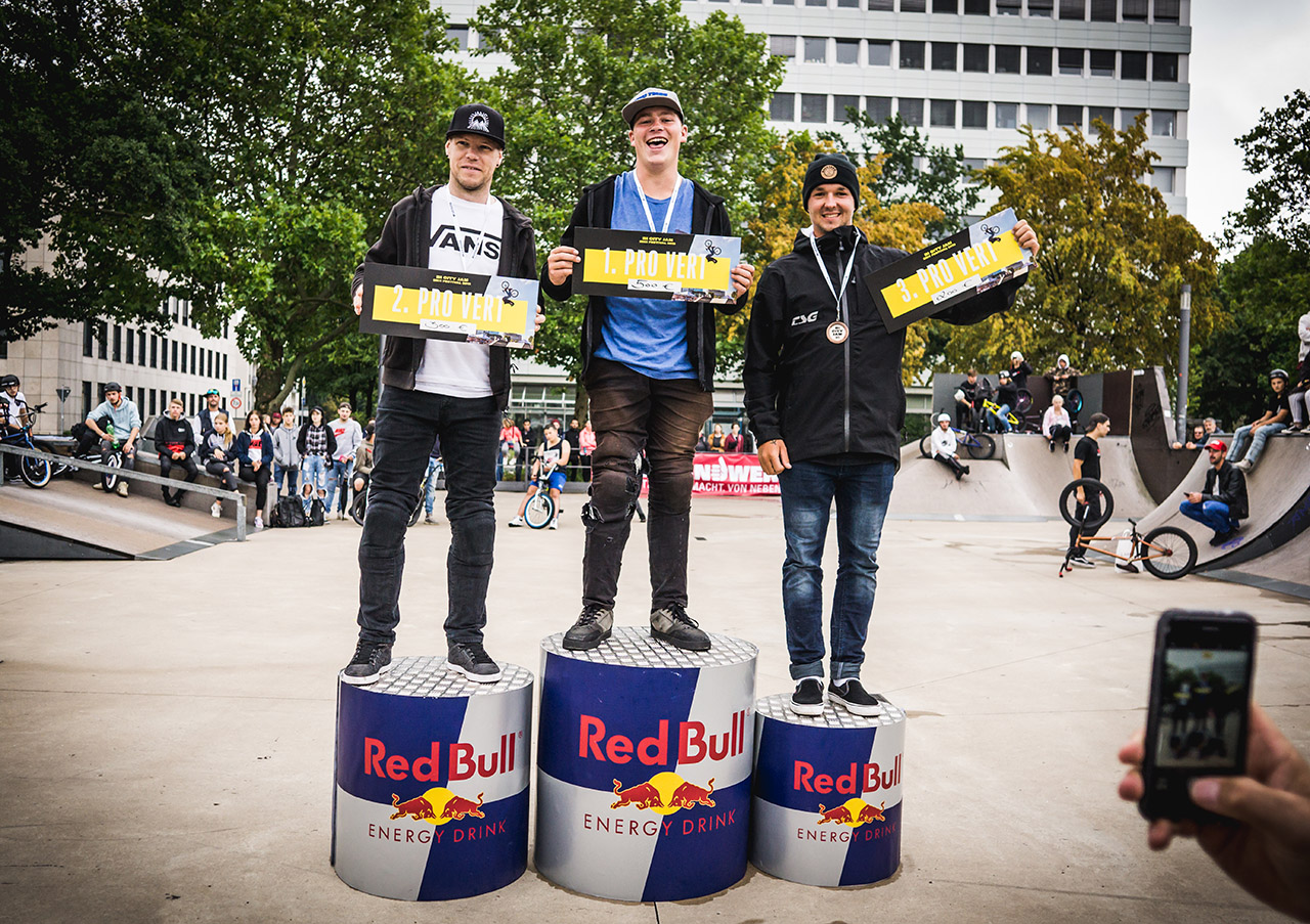 Die Gewinner des Pro-Vert-Contests auf dem Bielefeld City Jam 2019