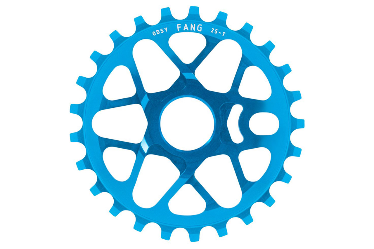 Odyssey BMX Kettenblatt Fang in cyan
