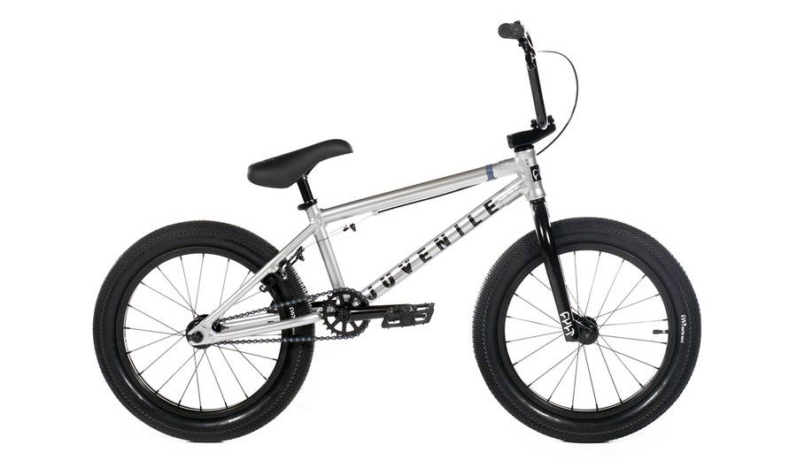 BMX-Rad 18 Zoll Cult Crew Juvenile silber