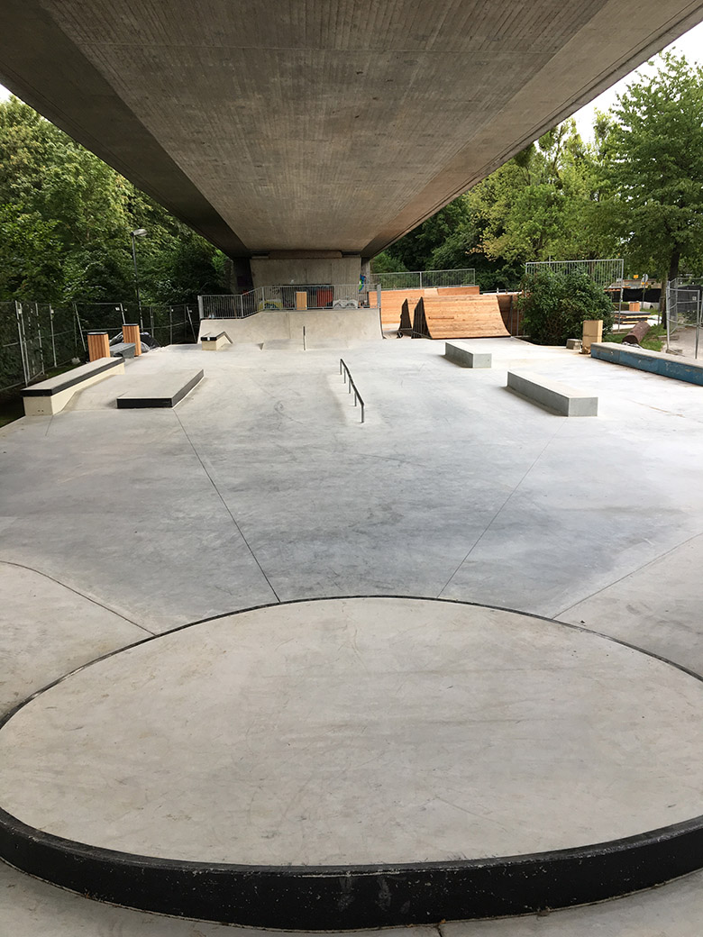 Overview Skatepark Friedrichshafen