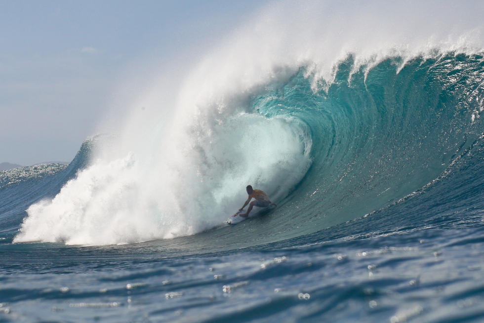 Mick Fanning bei den 2015 Billabong Pipeline Masters. Foto: WSL / Laurent Masurel