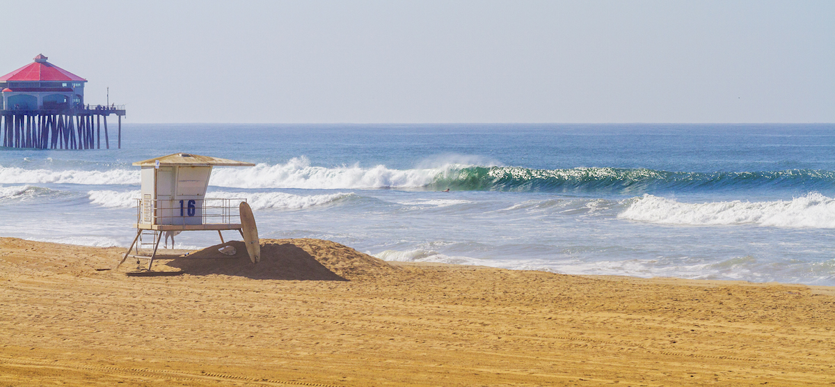 Huntington Beach ohne Touristen – Foto: iStock