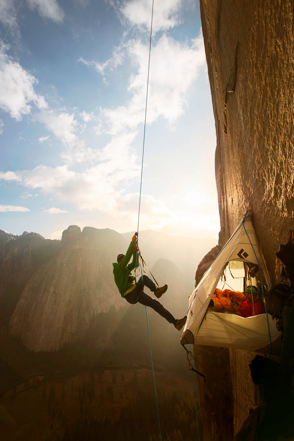 Tommy Caldwell und Kevin Jorgeson am El Capitan | Foto: Corey Rich