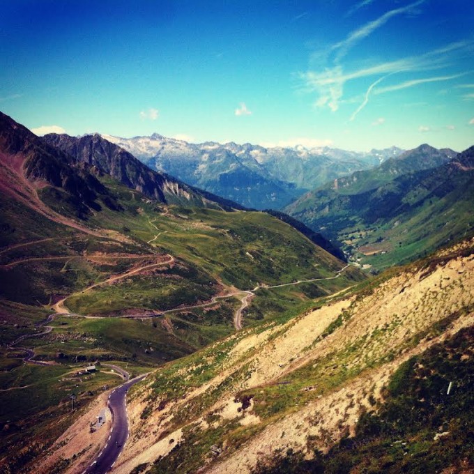Die Aussicht vom Col du Tourmalet ist traumhaft.
