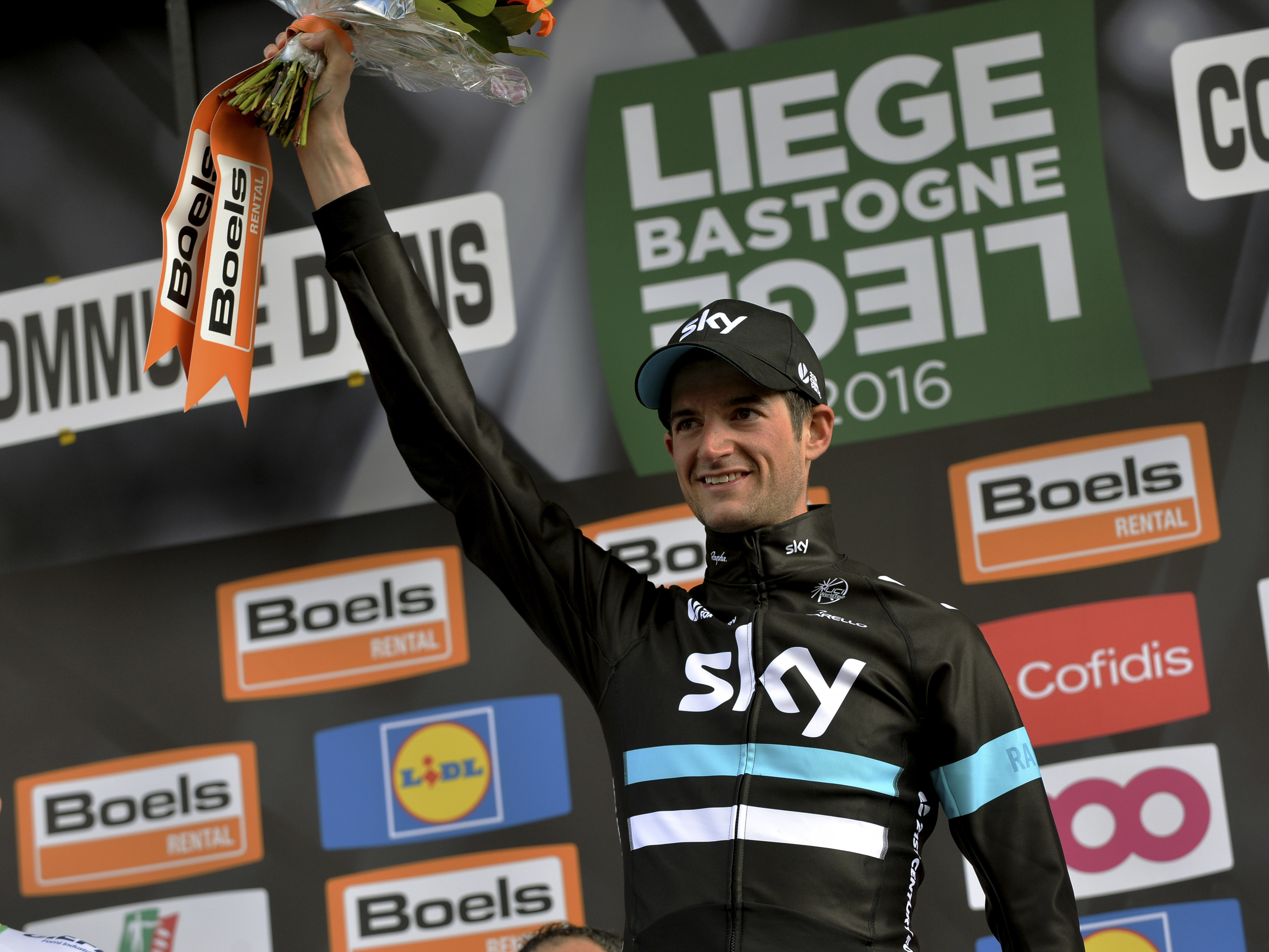 2016 siegte Wout Poels vom Team Sky bei Liege–Bastogne–Liege. Foto: ASO/G.Demouveaux