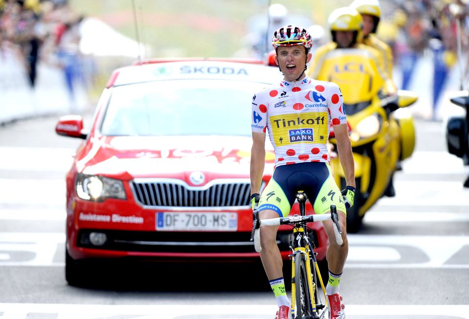 Rafal Majka triumphierte bei der 2014er-Ausgabe der Tour de France auf dem Pla d'Adet. Foto: Sirotti