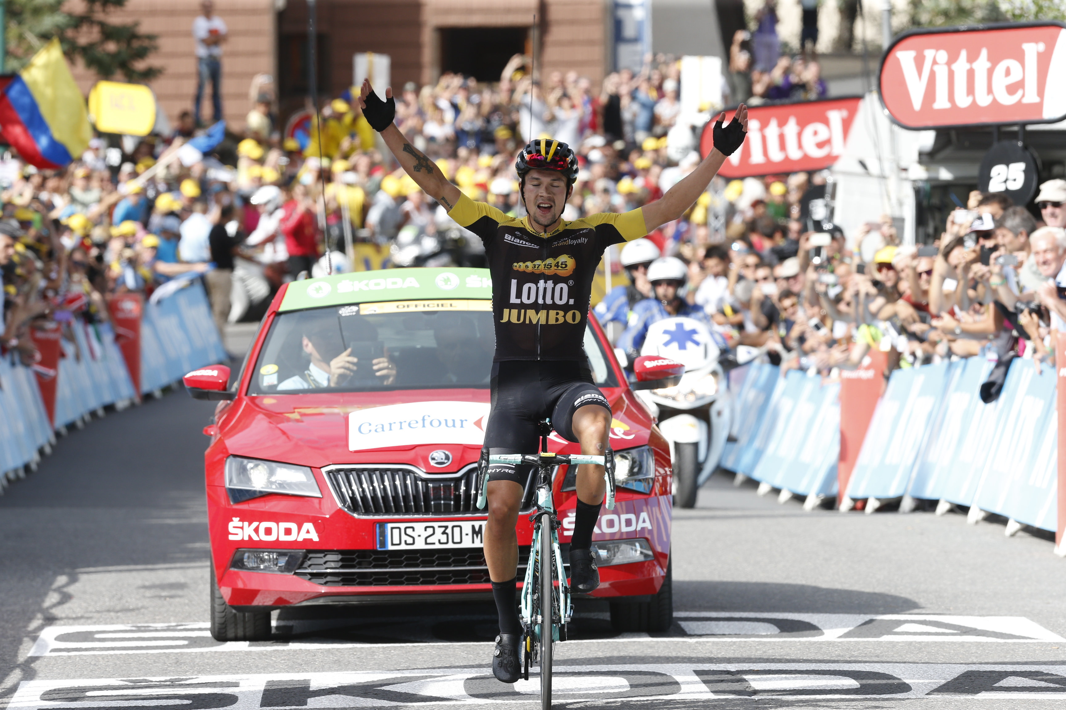 Tour De France 2017 17 Etappe Primoz Roglic St