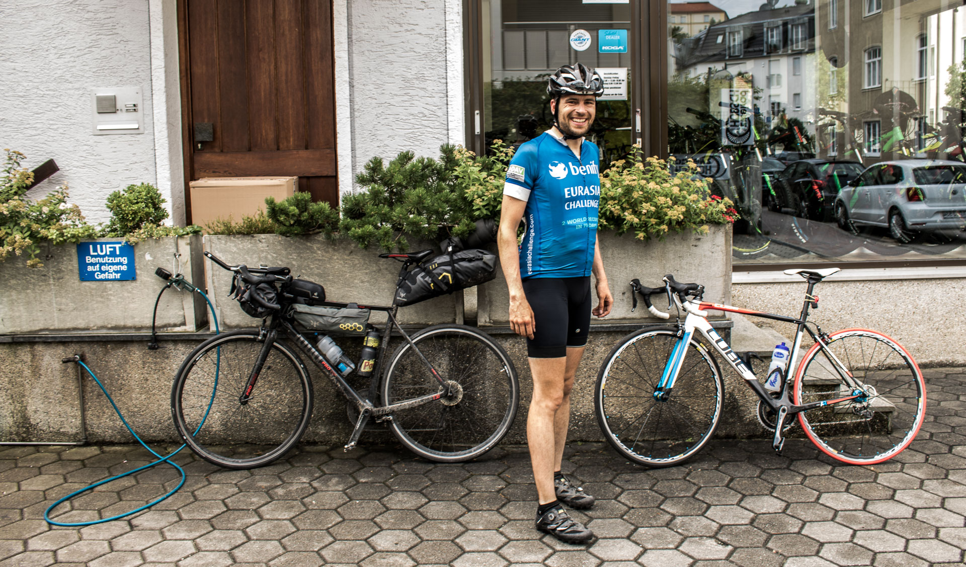 Kurze Pause: Luft nachfüllen! Foto: Arian Schlichenmayer