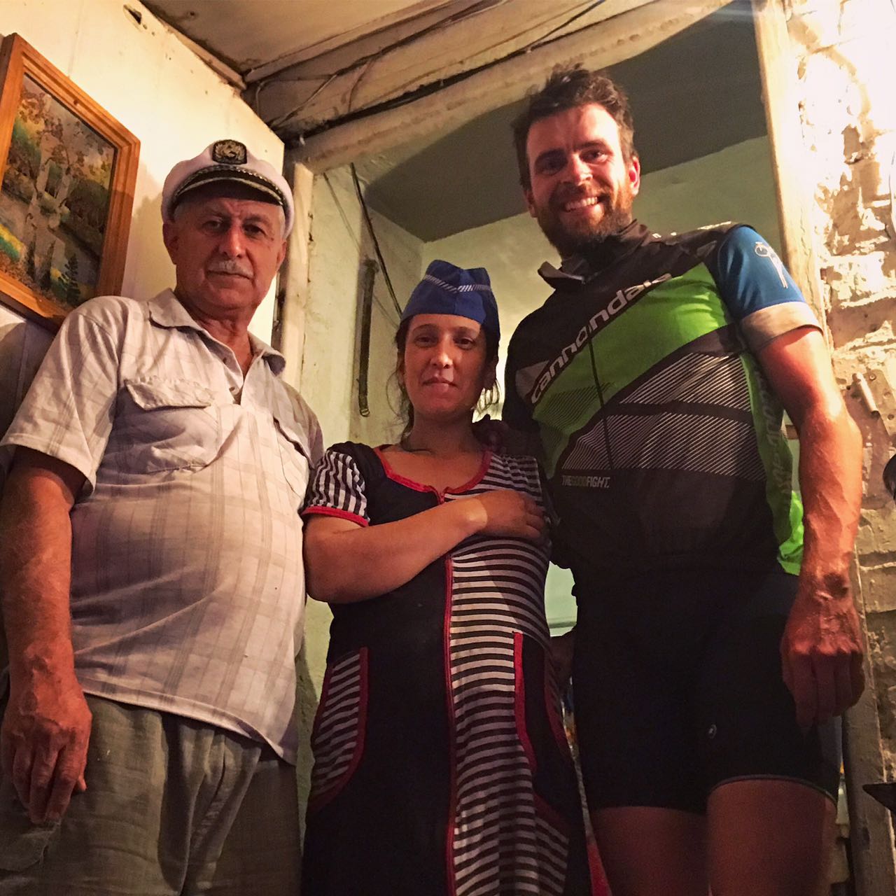 Dieses freundliche Ehepaar bot Jonas gleich einen Schlafplatz an.