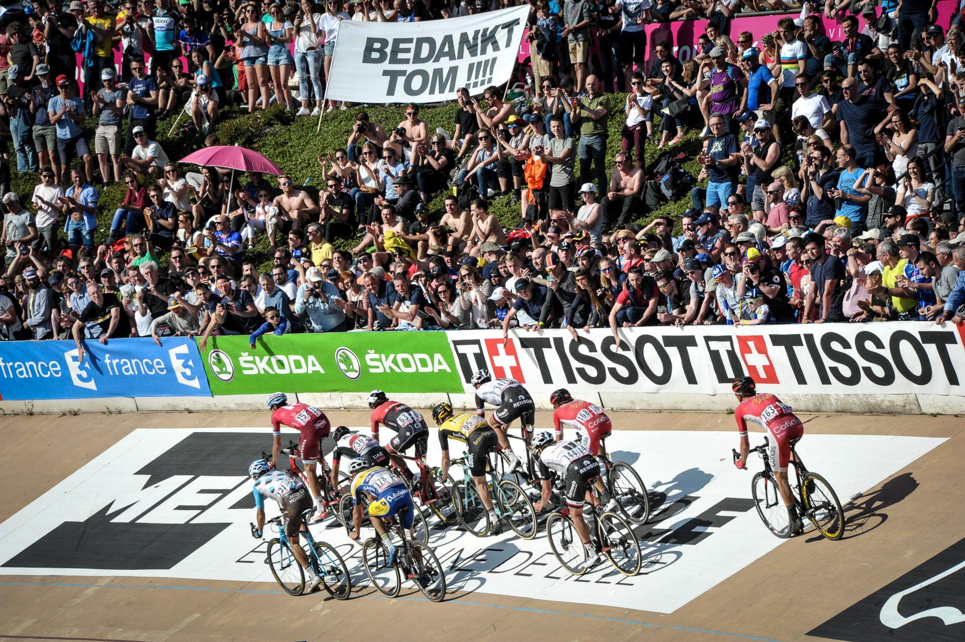 Im Velodrom von Roubaix wird auch dieses Jahr wieder der Showdown stattfinden. Foto: A.S.O./P. Ballet