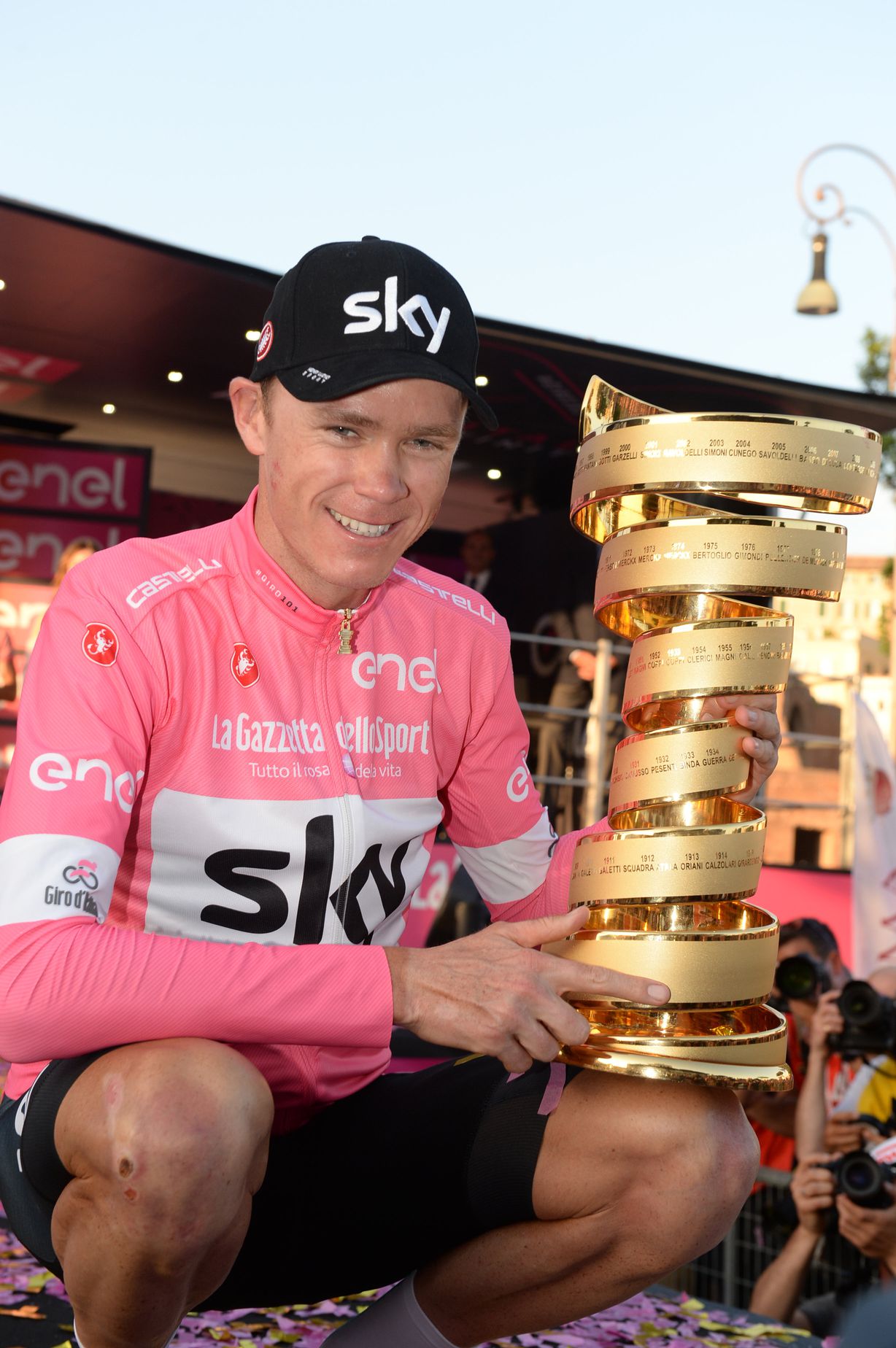 Chris Froome wird seinen Titel beim Giro d'Italia nicht verteidigen, um ausgeruht bei der Tour de France zu starten. Der Brite visiert einen fünften Tour de France Sieg an. (Foto: Sirotti)