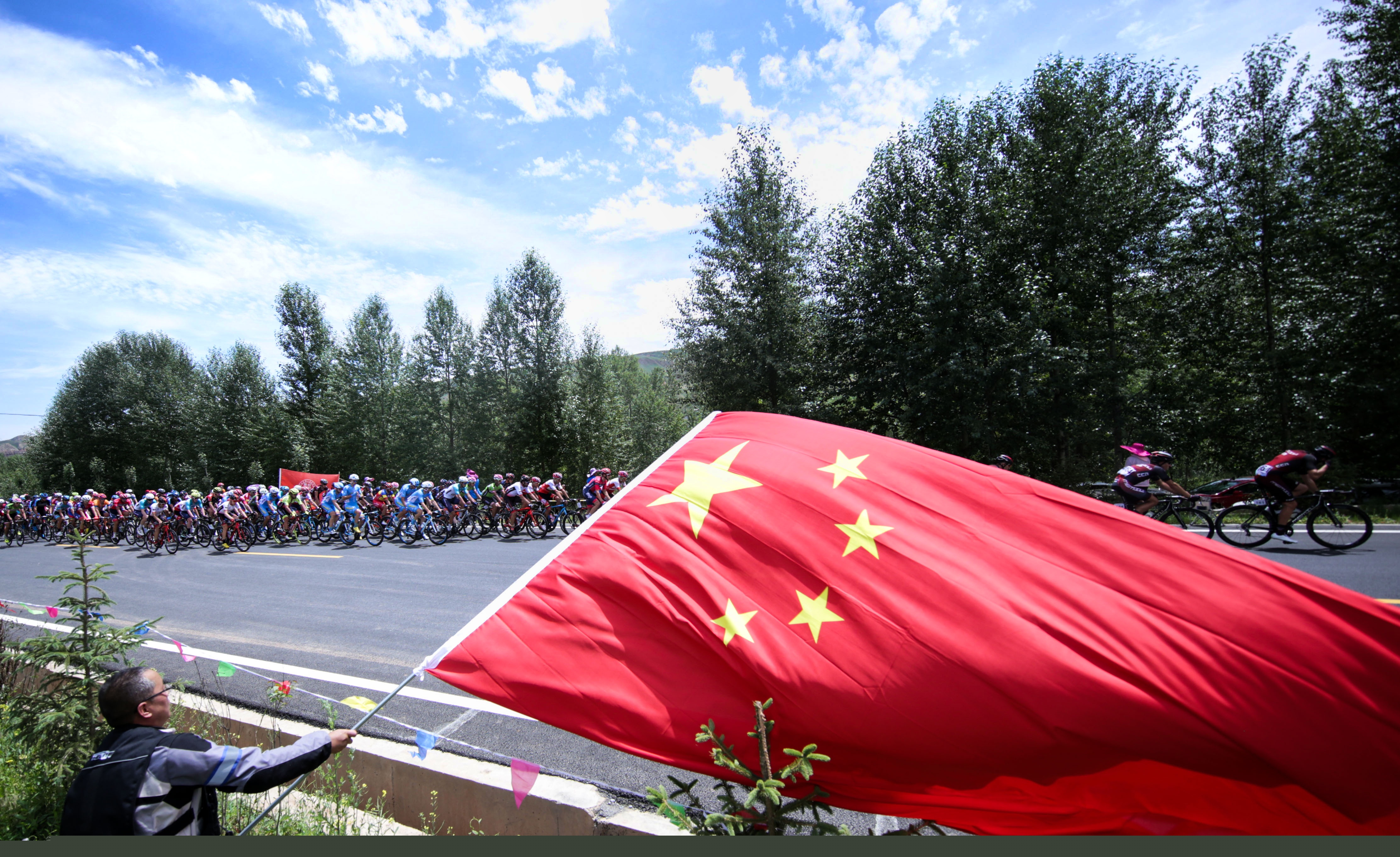 Das Sport Ministerium von Qinghai plant, die Tour of Qinghai Lake weiter auszubauen und für weitere Profi Teams attraktiv zu machen. (Foto: Xinhuanet Photo)