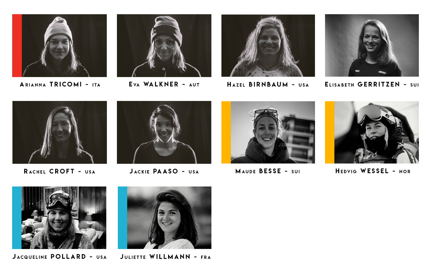 Freeride World Tour Athletes